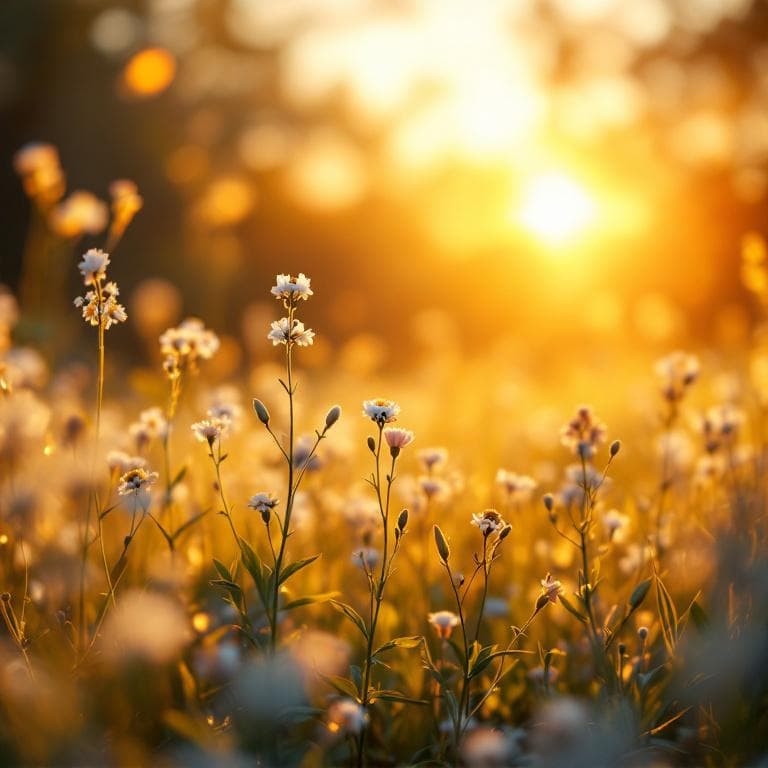 Magical Sunset Meadow